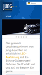 Mobile Screenshot of jung-leuchten.de